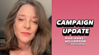 Marianne Williamson For President 2024 [upl. by Rednaxela]