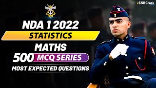 NDA 1 2022  500 Most Expected Questions In Maths  Statistics Live Class [upl. by Eenafets]