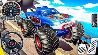 Impossible Offroad Monster 4x4 Truck Mega Ramp stunt driving simulator 3d Android Gameplay 💯 [upl. by Nodla]