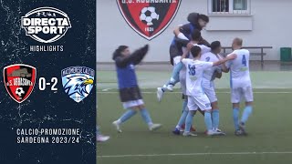 Calcio Promozione Gir B  AbbasantaMacomerese 02 Highlights [upl. by Nnalyrehc]