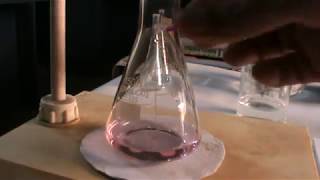 CHEMISTRY PRACTICAL Iferrous ammonium sulphate and potassium permanganate titration2 [upl. by Ahsinahs]