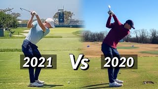 JORDAN SPIETH GOLF SWING 2021 VS 2020  A LOT HAS CHANGED [upl. by Anestassia965]