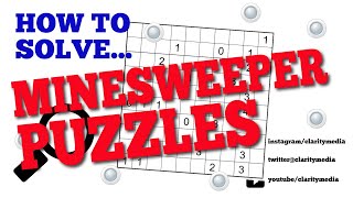 How to solve Minesweeper Puzzles [upl. by Marcy920]