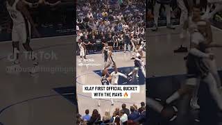 Klay Thompson Makes His Mavs Debut 🔥 nba basketball klaythompson dallasmavs viralreels reels [upl. by Adikam]