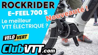 Vtt électrique Rockrider EFEEL 700S le meilleur vtt électrique toutsuspendu all mountain   762 [upl. by Kermie820]