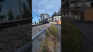 Bhe 46 Rigi Bahnen rigibahnen rigi schweiz trainspotting train alpen vitznaurigibahn [upl. by Yellehs]