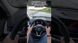 BMW U11 iX1 xDrive30  Electro Pull on German Autobahn bmw acceleration [upl. by Kesia207]