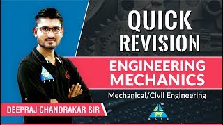 Quick Revision  Engineering Mechanics  MechanicalCivil Engineering [upl. by Eugenius149]