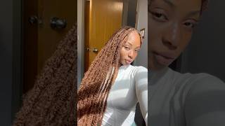 Dyeing my hair copper brown 🍂 copper hair copper haircolor hairtransformation locsjourney [upl. by Nodaj]