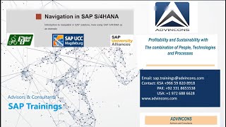 01 Navigation in SAP S4HANA [upl. by Annair]