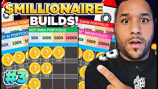 🔥 50X  1000X MILLIONAIRE Portfolio BUILDS YOURE 100 MAKING MONEY GUARANTEED  Part 3 [upl. by Uase]