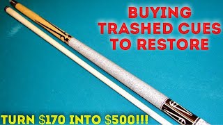 How to buy restore and sell pool cues for a profit McDermott EK1 [upl. by Brieta489]