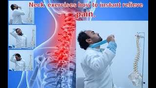 NECK EXERCISES TO RELIEVE PAIN INSTANTLY [upl. by Anilegna]