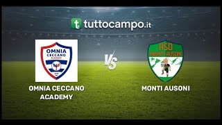 U17 OMNIA CECCANO Vs MONTI AUSONI [upl. by Nylednarb]