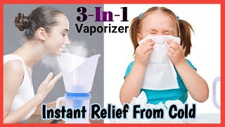 Mcp Vaporizer  Facial Sauna and Nose Steamer 3 In 1 Steam Inhaler  How to Use Steam Vaporizer ✅✅ [upl. by Ellenad]