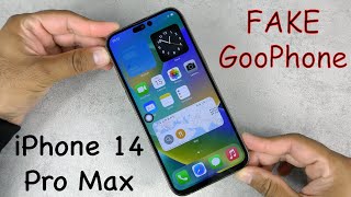 FIRST LOOK At The Goophone iPhone 14 Pro Max Unboxing [upl. by Furgeson]