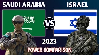 Saudi Arabia vs Israel Military Power Comparison 2023  Israel vs Saudi Arabia Military Power 2023 [upl. by Olatha370]