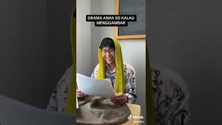 ANAK SD KALAU MENGGAMBAR [upl. by Ilene]