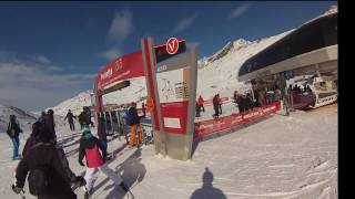 GOPR0051 20170215 val thorens telesiege portette [upl. by Hebner]