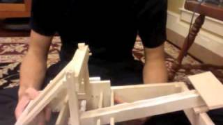 Balsa Wood Torsion Catapult [upl. by Orimar898]