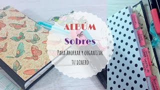 Álbum de Sobres para Organizar el Dinero  Proyecto de Scrapbooking [upl. by Loella594]