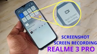 Realme 3 Pro  How to take screenshot and screen record [upl. by Lenahs]