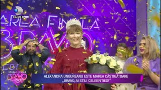 Bravo ai stil  ALEXANDRA UNGUREANU MAREA CASTIGATOARE quotBRAVO AI STIL CELEBRITIESquot SEZONUL 6 [upl. by Rehptsirhc]