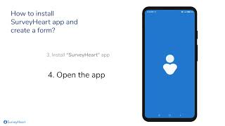 Survey Heart Android App  How to Create Form [upl. by Rora197]