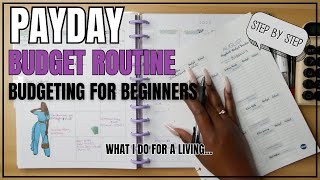 MY PAYDAY ROUTINE  HOW I BUDGET MY BIWEEKLY PAYCHECK  BUDGETING FOR BEGINNERS [upl. by Robbins]