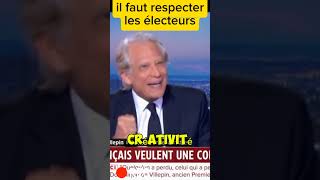 Dominique de Villepin quot Le NFP a été élu par des électeurs On ne traite pas des électeurs quot [upl. by Bornie]