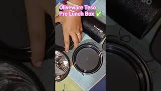 Oliveware Teso Pro Lunch Box full review video link in the description📍lunchbox tiffin oliveware [upl. by Aklam242]