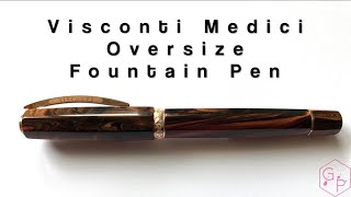 Visconti Medici Rose Sovrano Oversize Fountain Pen [upl. by Anib]