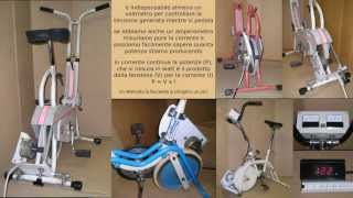 come trasformare la cyclette in un generatore elettrico a pedali [upl. by Ahsitnauq137]