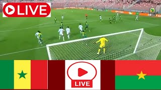 🔴Live Match Senegal vs Burkina Faso  Streaming Africa Cup of Nations GroupStage Qualification Ma [upl. by Dannie]