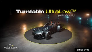 NEW Turntable UltraLow™  3 cm high  Photography for car dealerships amp retail [upl. by Saerdna]