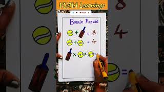 Puzzle  vumalearnings maths youtubeshorts puzzle ytshorts [upl. by Akinet221]