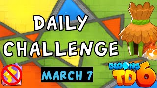 Bloons TD 6 Daily Challenge  Glue Only  No MK No Powers  March 7 2024 [upl. by Durham]