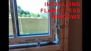 INSTALLING a FLANGELESS Window [upl. by Redlac]