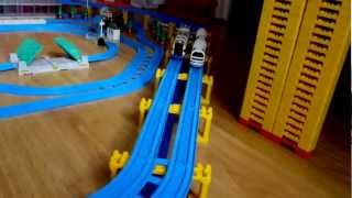 プラレール Tomy Plarail  Kintetsu 21000 Boso View Express and Furano Layout 12b [upl. by Lawley555]