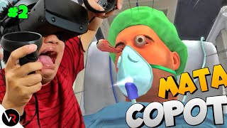 OMAYGATTT MATANYA KELUAR WOYYY WKWK Surgeon simulator VR Part 2 [upl. by Earized]