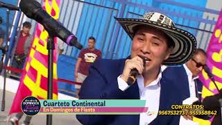 CUARTETO CONTINENTAL  MIX CORAZON CONTENTO Domingos de Fiesta 2019 [upl. by Elin]