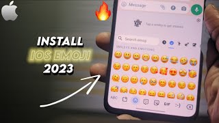 Install IOS Emojis In Any Android device 2023😍 [upl. by Ydisahc]