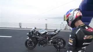 Top Speed Kawasaki H2R  400kmh by Kenan Sofuoglu [upl. by Ydisahc]