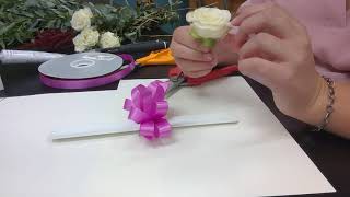 How to Create a Corsage with Bow [upl. by Boeke38]