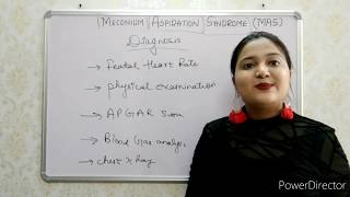 Meconium aspiration syndrome easy explanation in hindi [upl. by Marietta]