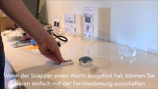 Diebstahlsicherung Alarmed Snapper Alarm ausschalten [upl. by Enytsirhc]