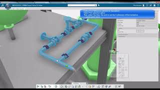 3DEXP CATIA Piping 3D  Pipe Network Modification Translation [upl. by Alwin]