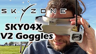 Skyzone SKY04X OLED FPV Goggles [upl. by Mcafee17]