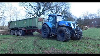 New Holland T7050 Autocommand [upl. by Ariamo607]