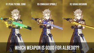 𝗪𝗵𝗶𝗰𝗵 𝗪𝗲𝗮𝗽𝗼𝗻 𝗶𝘀 𝗚𝗼𝗼𝗱 𝗳𝗼𝗿 𝗔𝗹𝗯𝗲𝗱𝗼  Weapons Damage Comparison [upl. by Cirtemed]